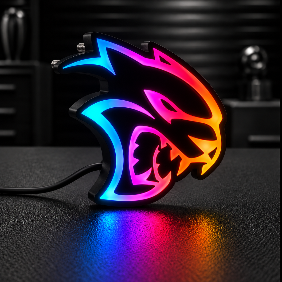 Custom RGB Car Badge - Customized RGB Badge Your Way