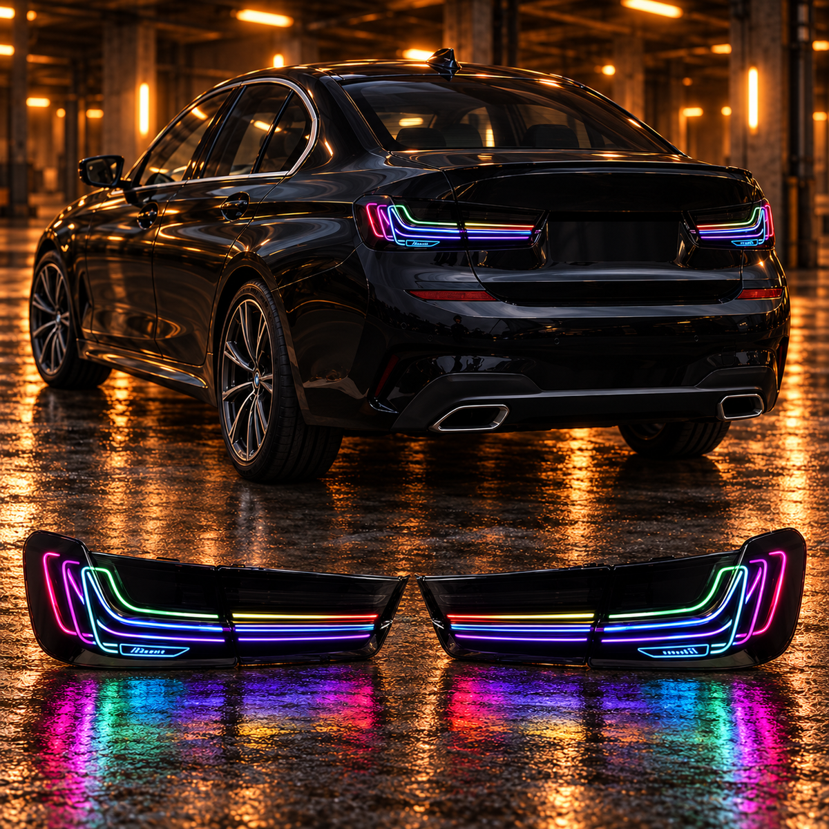 BMW 3 Series 2019-2024 Aftermarket LED Sequential Tail lights (M3, G20, G80)