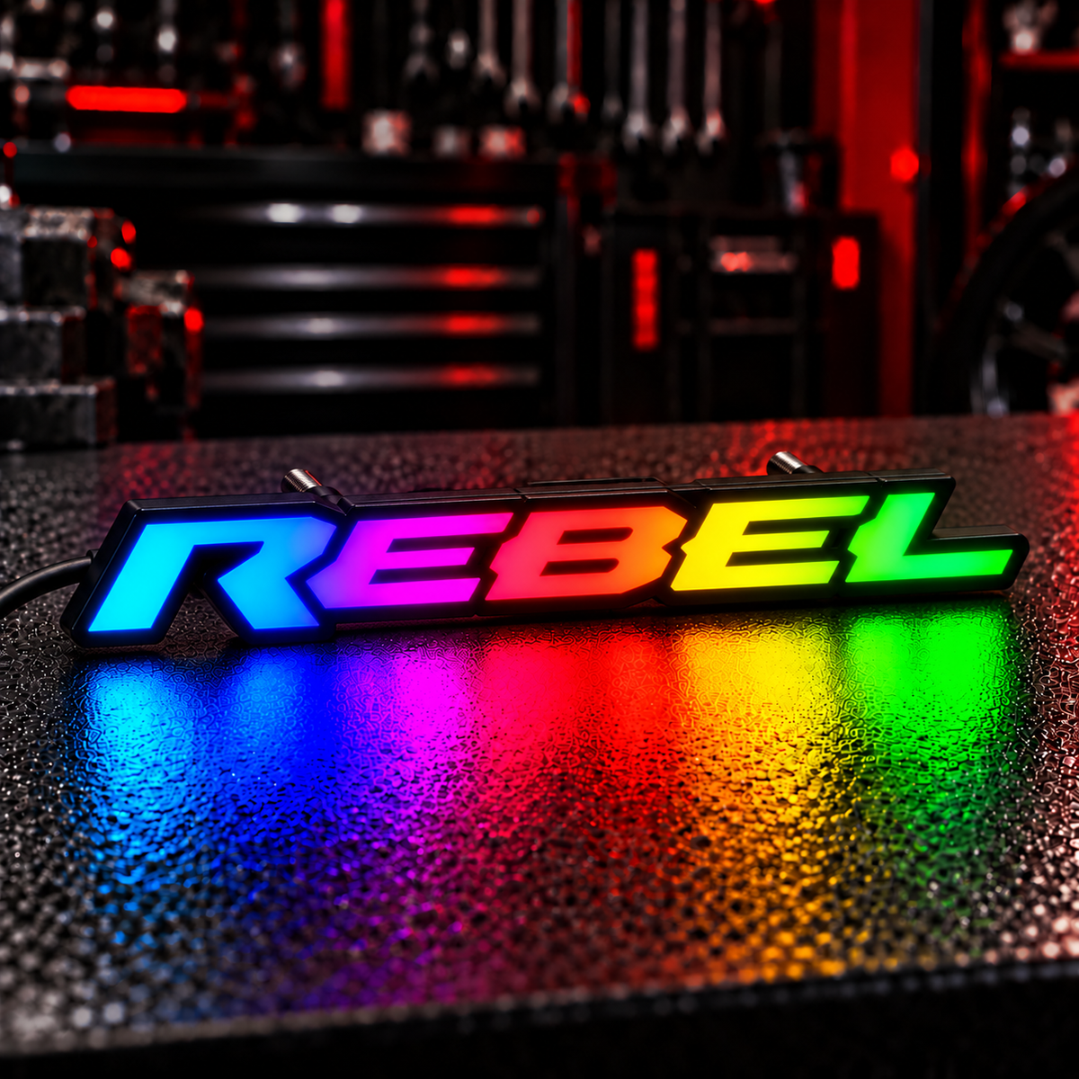 Ready-Made RGB Car Badges - Customized RGB Badge