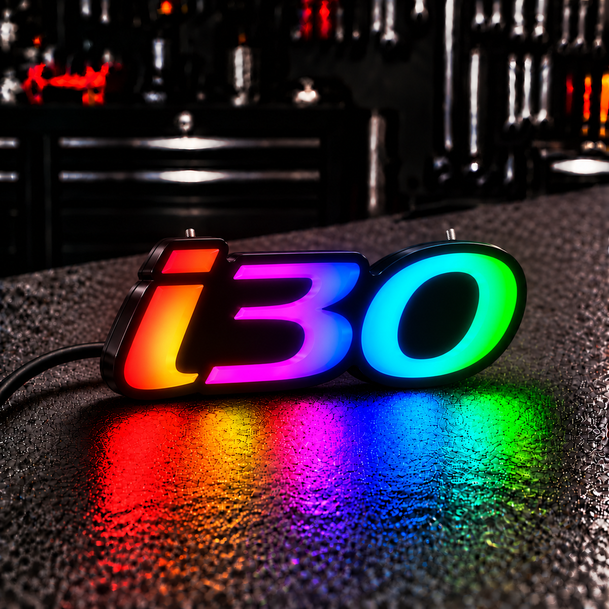 Custom RGB Car Badge - Customized RGB Badge Your Way