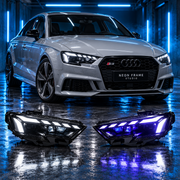 Audi S3 A3 2013-2021 Aftermarket LED Sequential Head Lights