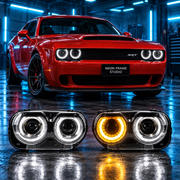 Dodge Challenger 2008-2019 Aftermarket LED Sequential Projector Head Lights