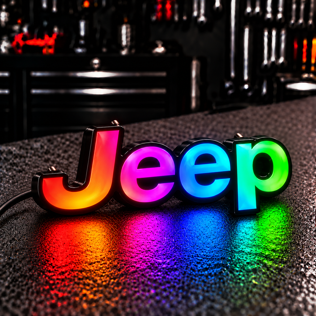 Custom RGB Car Badge - Customized RGB Badge Your Way