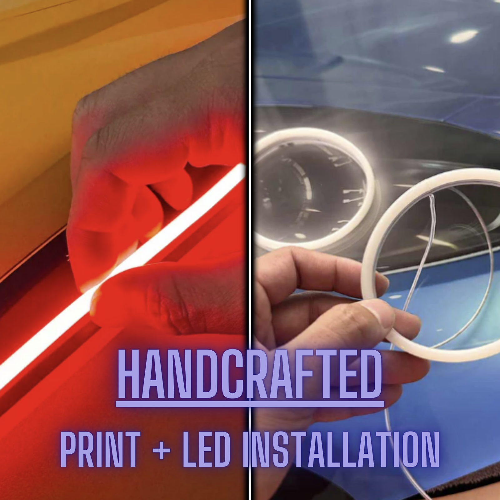 Honda S2000 LED Car Wall Art — Ready-Made Design (Silver)