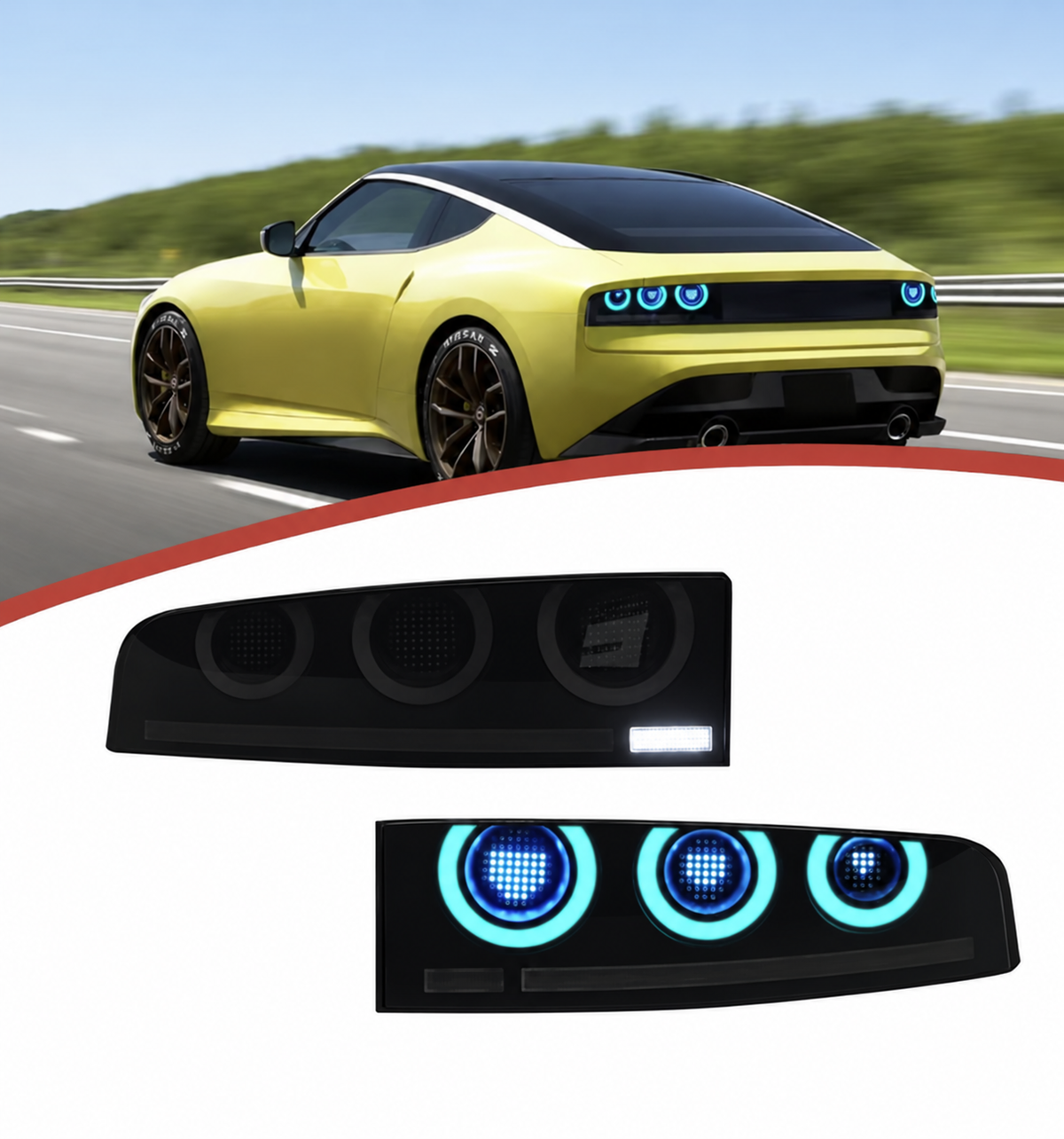 Nissan 400Z 2022-2026 Aftermarket LED RGB Sequential Tail lights