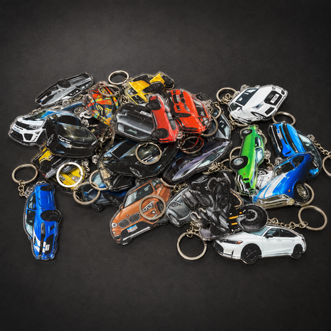 Custom Car & Bike Keychain | Design Your Own Personalized Keychain