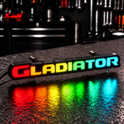 Ready-Made RGB Car Badges - Customized RGB Badge