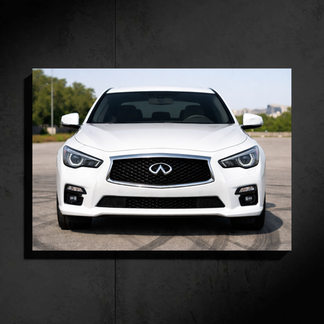 Infiniti Q50 LED Car Wall Art — Ready-Made Design