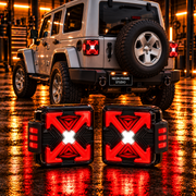 Jeep Wrangler 2007-2018 JK Aftermarket LED Smoked Tail light
