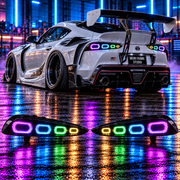 Toyota Supra 2020-2024 Aftermarket LED RGB Tail Lights