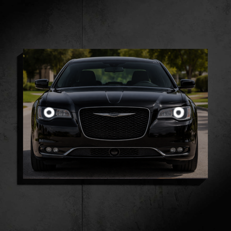 Chrysler 300 LED Car Wall Art — Ready-Made Design