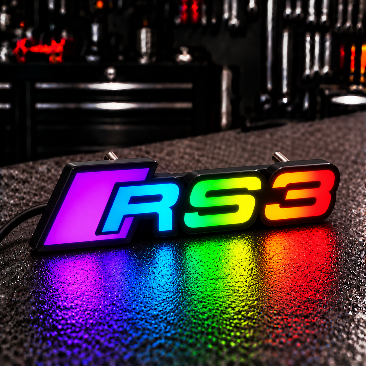 Ready-Made RGB Car Badges - Customized RGB Badge