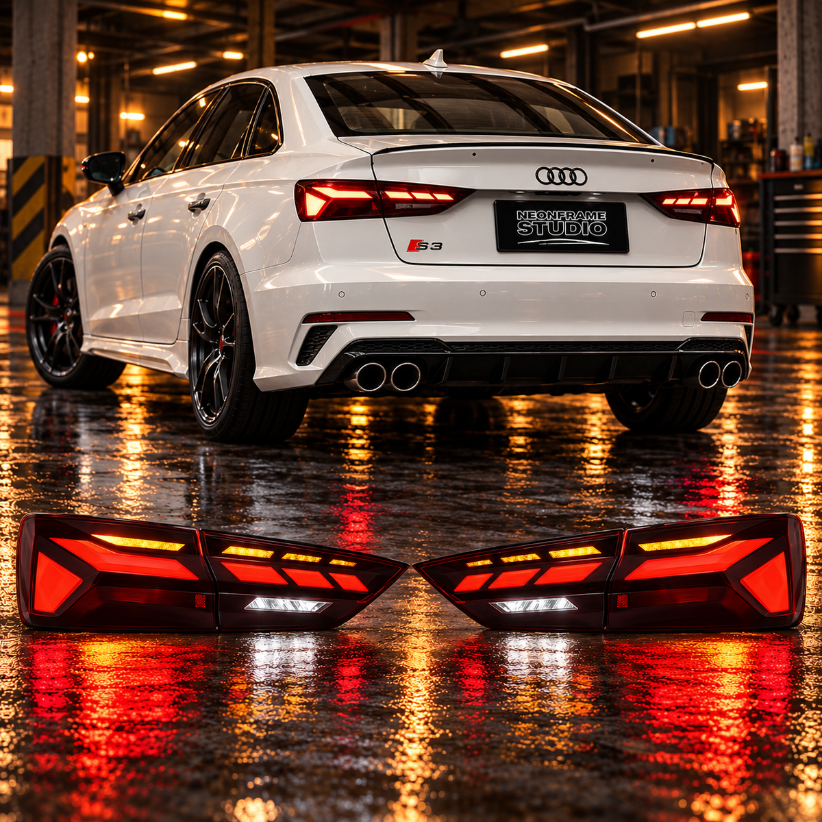 Audi S3 A3 2013-2020 Aftermarket LED NFS Tail lights