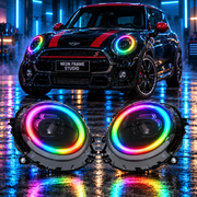 MINI Cooper Countryman 2007-2014 Aftermarket LED RGB Sequential Projector Head Lights
