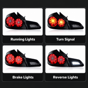 Infiniti Q40 2014-2016 Aftermarket LED Smoked Tail lights