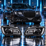 Chrysler 300 2011-2020 Aftermarket LED RGB Sequential Projector Head Lights