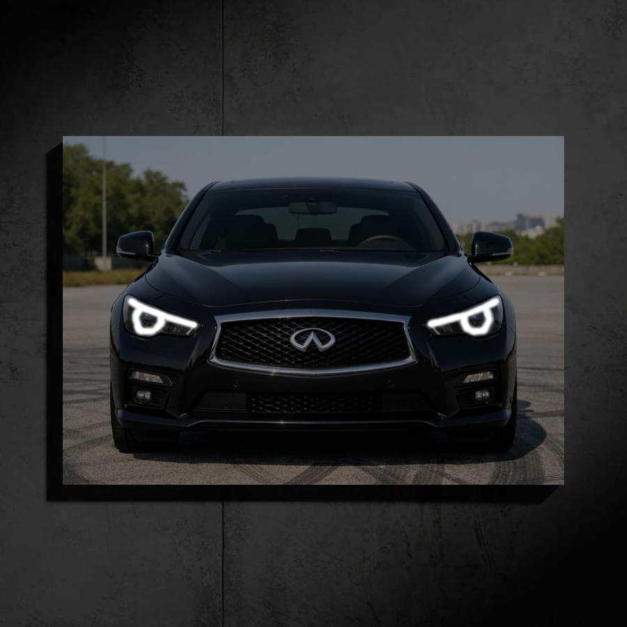Infiniti G37 LED Car Wall Art — Ready-Made Design (Black)