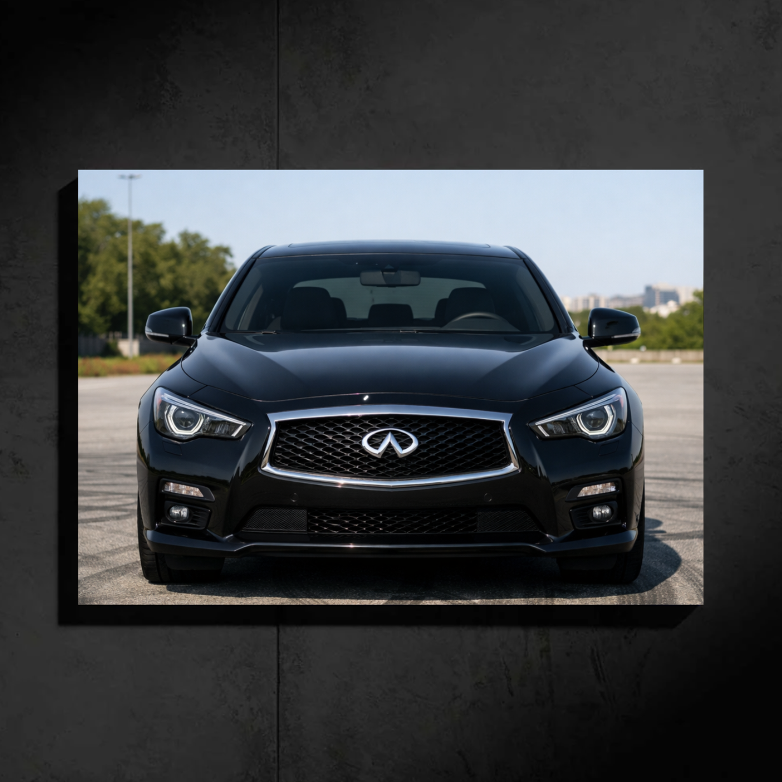 Infiniti G37 LED Car Wall Art — Ready-Made Design (Black)