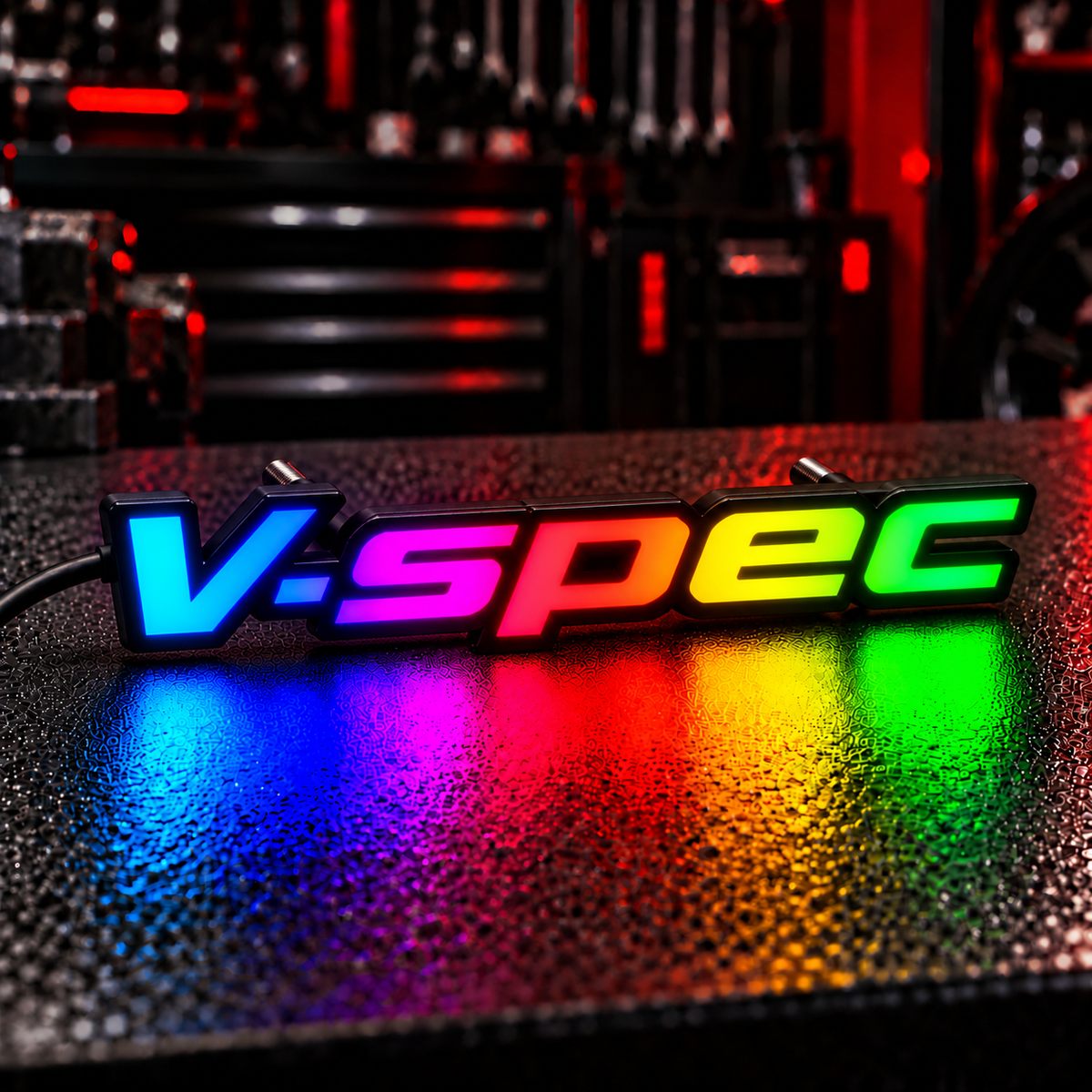 Ready-Made RGB Car Badges - Customized RGB Badge