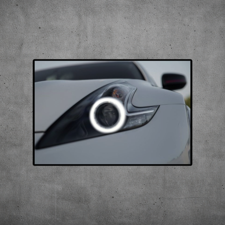 Nissan 370Z LED Car Wall Art — Ready-Made Design