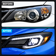 Subaru Impreza WRX 2008-2014 Aftermarket LED Sequential Head Lights