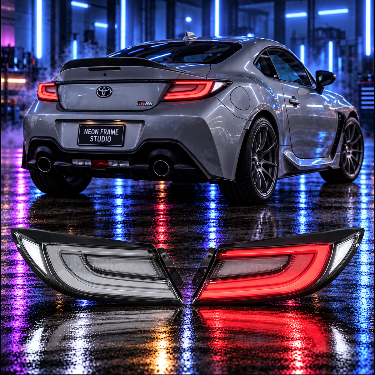 Toyota GR86 2021-2025 Aftermarket LED RGB Sequential Tail lights