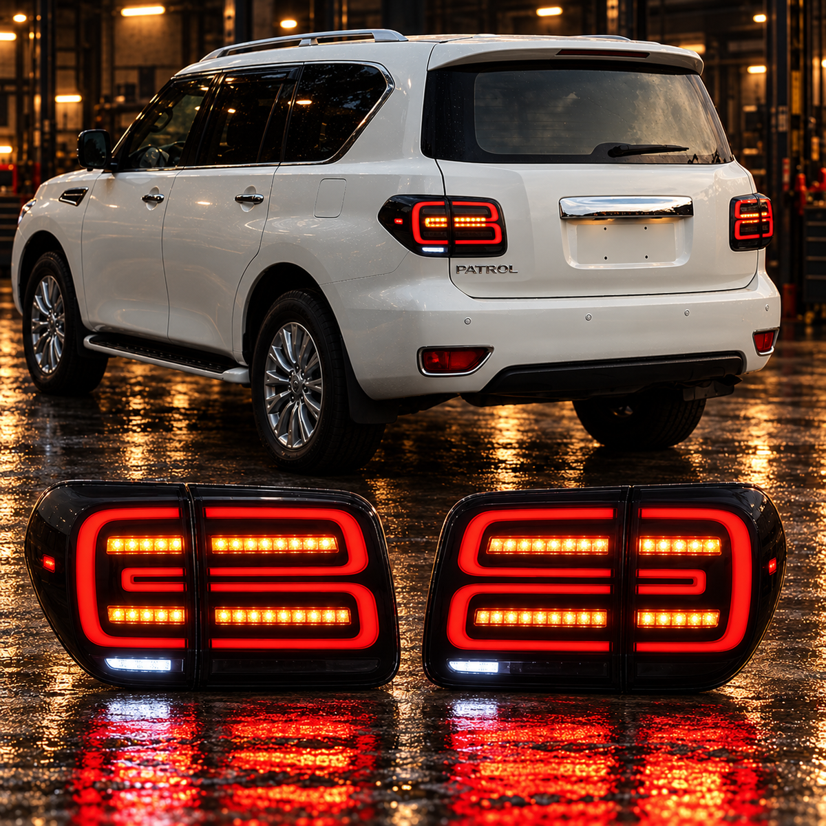 Nissan Patrol 2010-2022 Aftermarket LED Sequential Tail lights