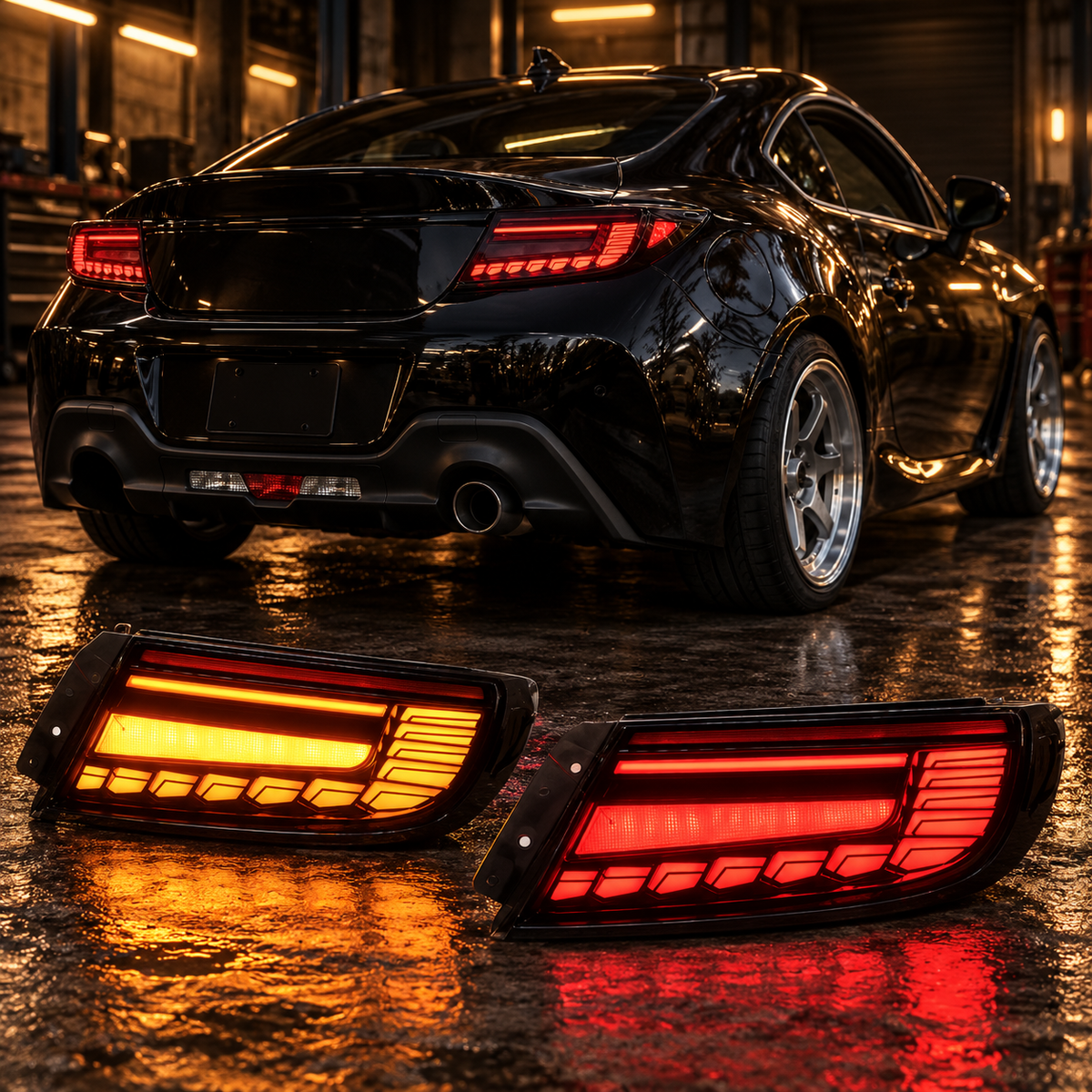 Subaru WRX 2021-2025 Aftermarket LED RGB Sequential Tail lights