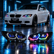 BMW M3 E92 E93 2006-2013 Aftermarket LED RGB Sequential Head Lights