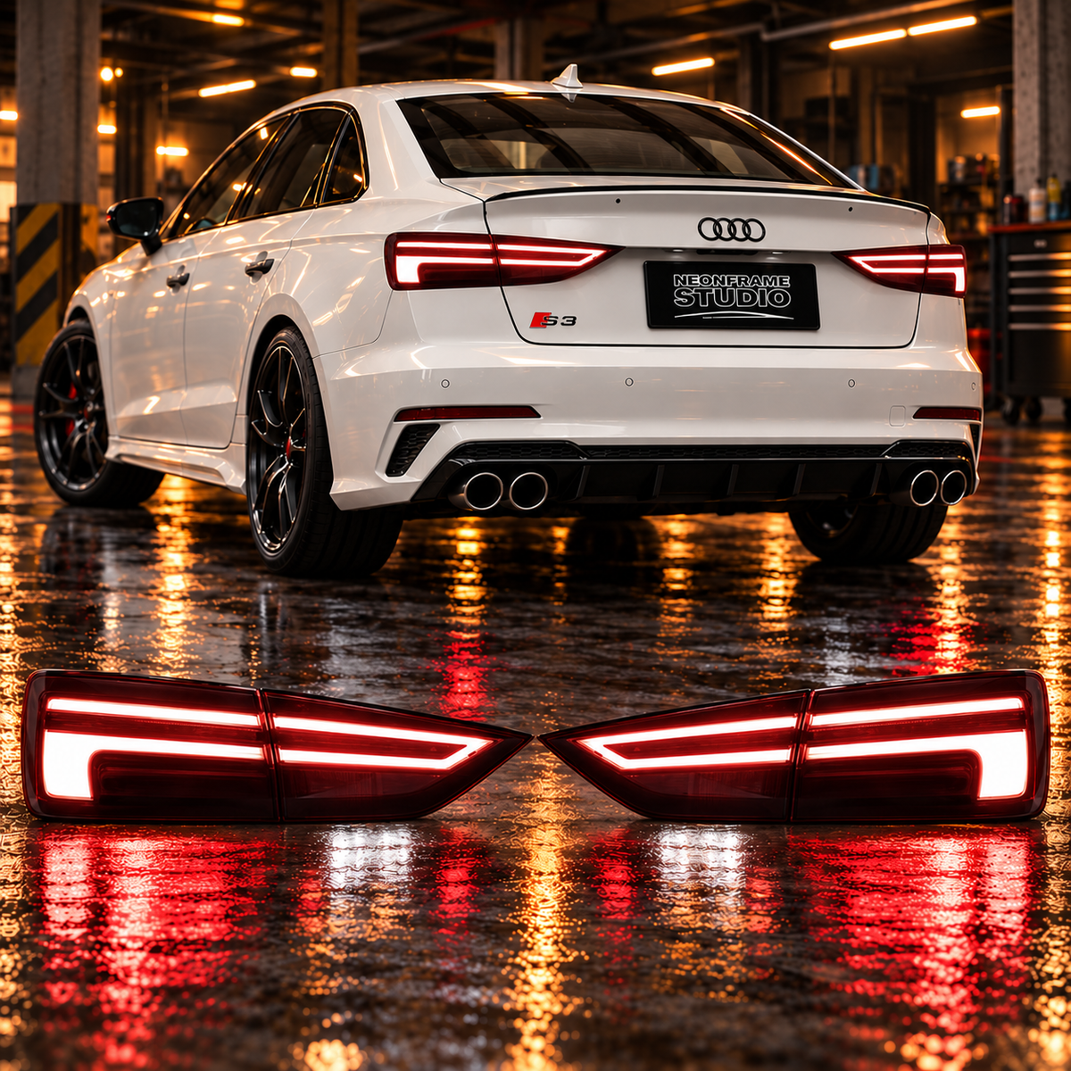Audi S3 A3 2013-2020 Aftermarket LED NFS Tail lights