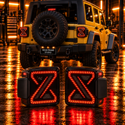 Jeep Wrangler 2007-2018 JK Aftermarket LED Smoked Tail light
