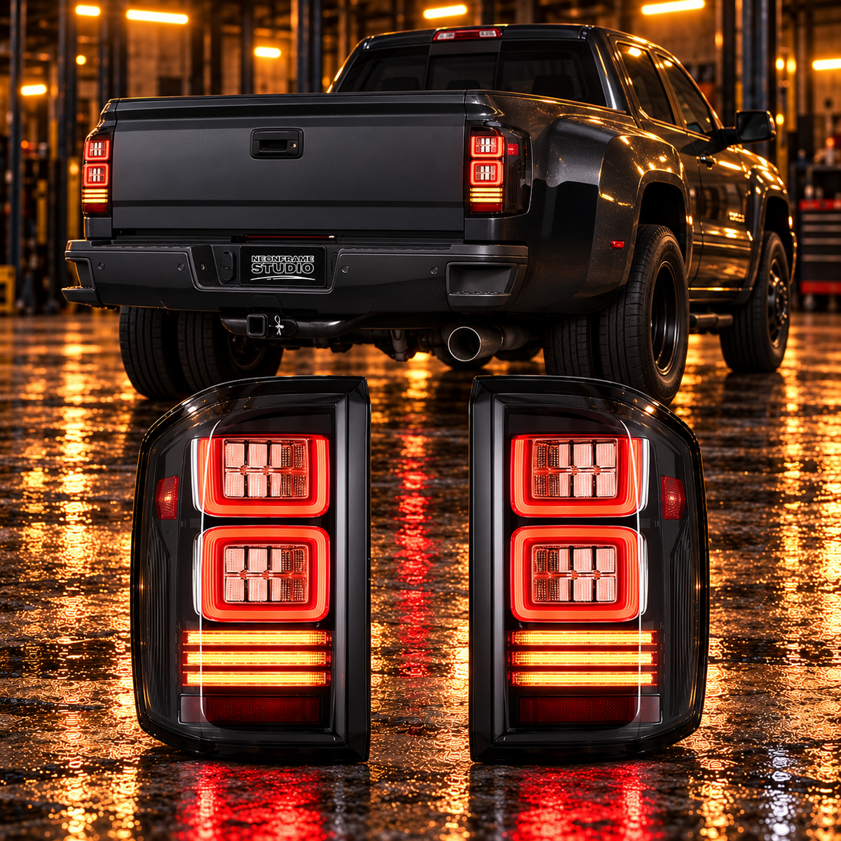 Chevrolet Silverado 2014-2019 Aftermarket LED Tail lights