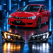 Honda Civic 2006-2015 Aftermarket LED Sequential Head Lights