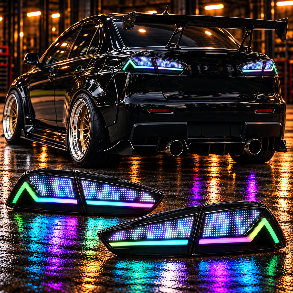 Mitsubishi Lancer & EVO X 2008-2018 Aftermarket LED Sequential Tail lights