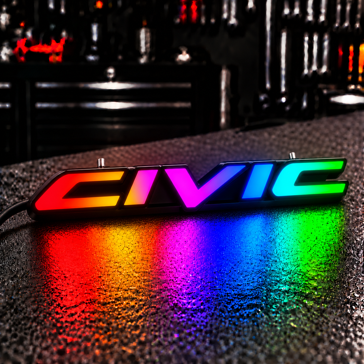 Ready-Made RGB Car Badges - Customized RGB Badge