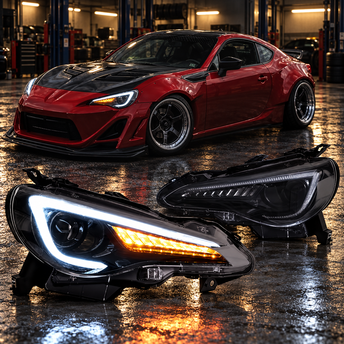Toyota 86 / Subaru BRZ 2011-2021 Aftermarket LED RGB Head Lights