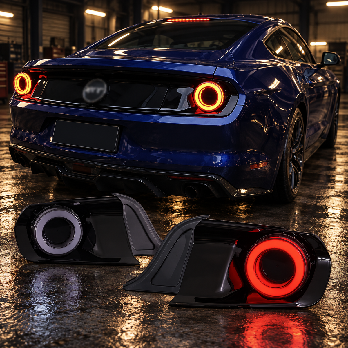 Ford Mustang 2015-2023 Aftermarket LED RGB Sequential Tail lights