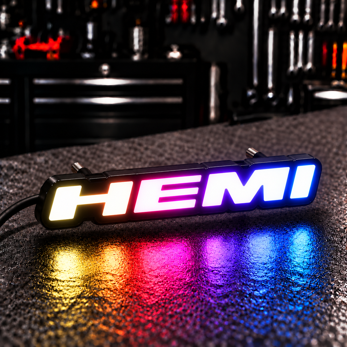 Ready-Made RGB Car Badges - Customized RGB Badge