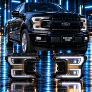 Ford F-150 2017-2019 Aftermarket LED Sequential Head Lights