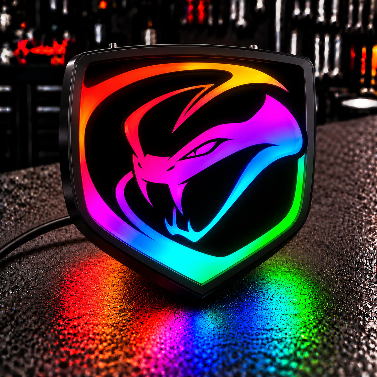 Custom RGB Car Badge - Customized RGB Badge Your Way