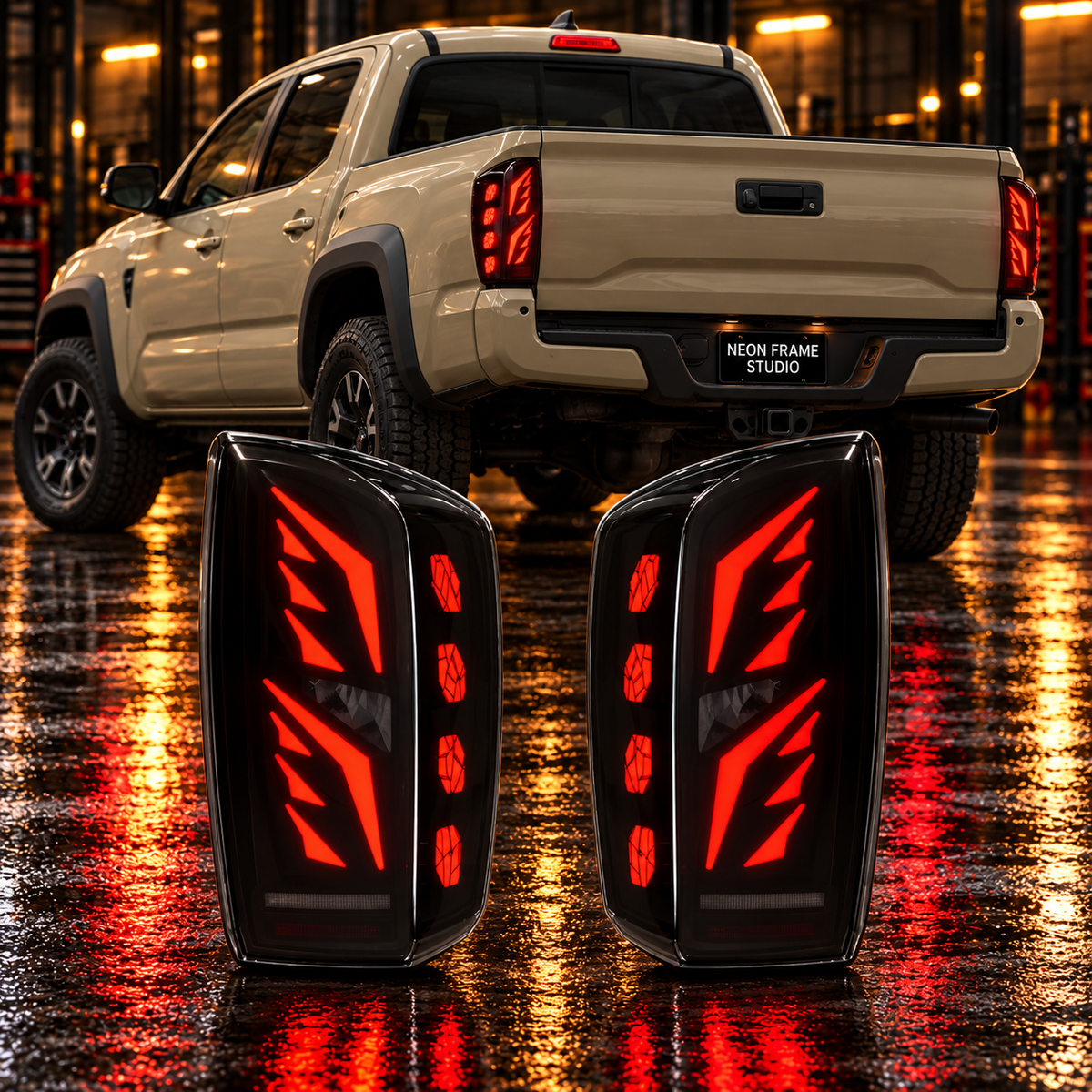 Toyota Tacoma 2016-2023 Aftermarket LED Smoked Tail light