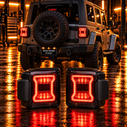 Jeep Wrangler 2007-2018 JK Aftermarket LED Smoked Tail light
