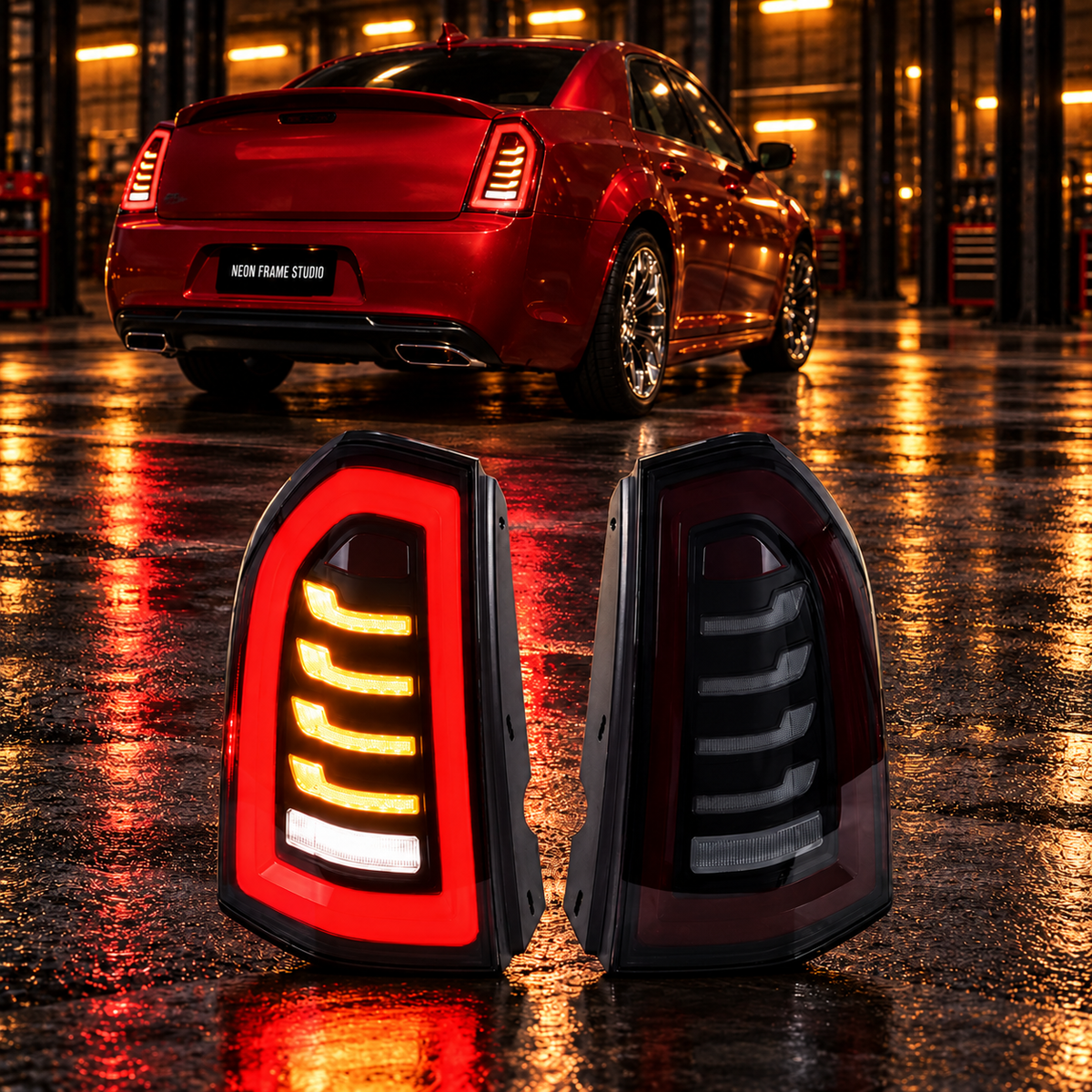 Chrysler 300 2011-2020 Aftermarket LED Smoked Tail light