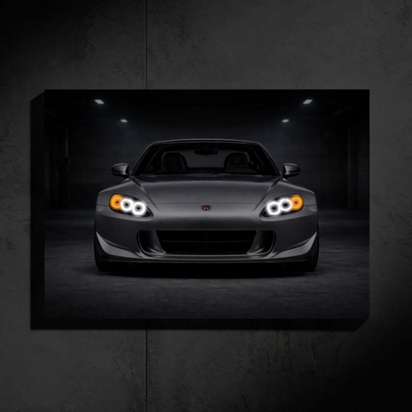 Honda S2000 LED Car Wall Art — Ready-Made Design