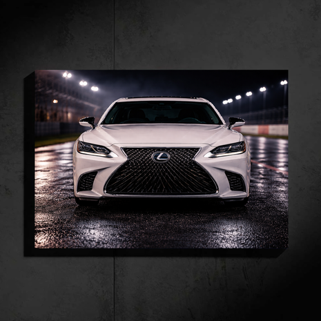 Lexus lS500 LED Car Wall Art — Ready-Made Design