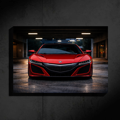 Honda NSX LED Car Wall Art — Ready-Made Design