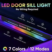 Custom Car Door Light Sills