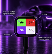NFS DigiRide Companion – Custom Interactive 3D Car & Bike Digital Display