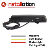 Infiniti Q50 2014-2022 Aftermarket LED Smoked Tail light Reflectors