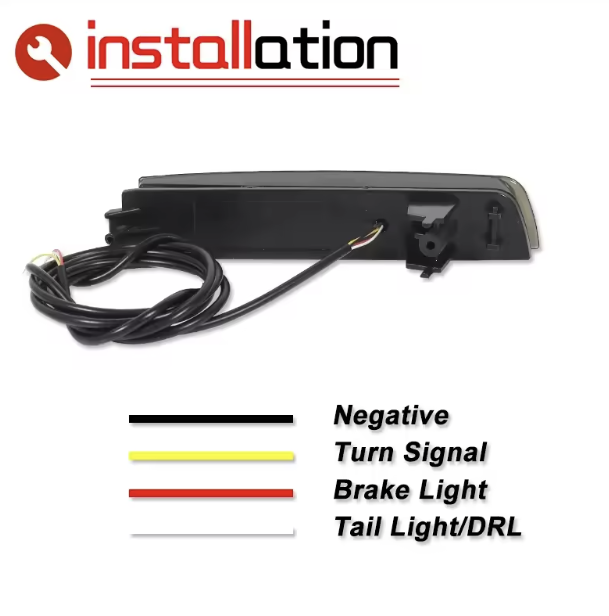 Infiniti Q50 2014-2022 Aftermarket LED Smoked Tail light Reflectors